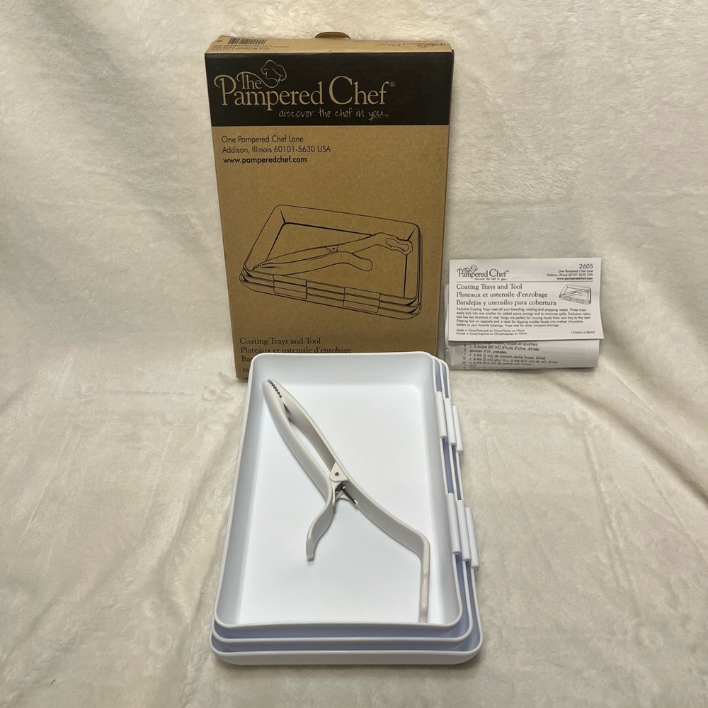 Pampered Chef Coating Trays and Tool